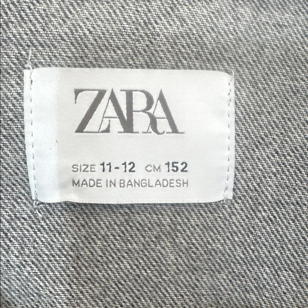 Zara Distressed Denim Jacket